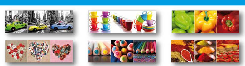Set 3 canvas/a colors 30×60