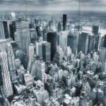 Set 3 canvas 30×60 new york view
