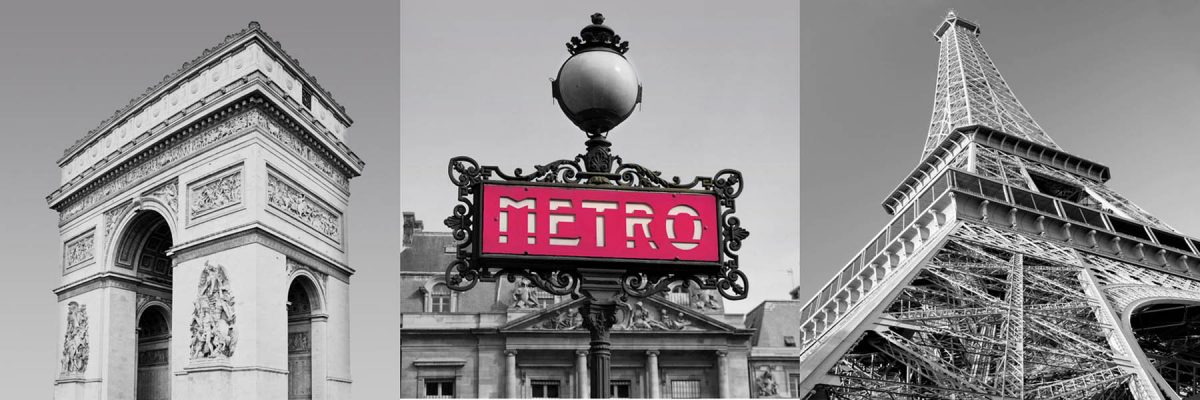 Set 3 canvas 25×25 paris