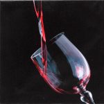 Set 3 canvas 25×25 glasses