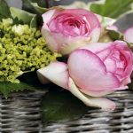 Canvas 50×100 flower basket