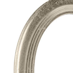 Cornice ovale argento 10x15