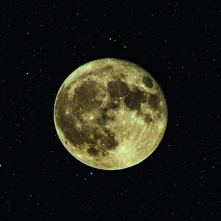 Canvas 0201 40×40 moon