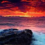 Canvas 0204 40×40 sunset