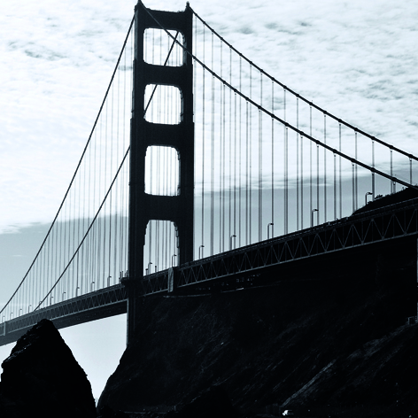 Canvas 0226 40×40 golden gate